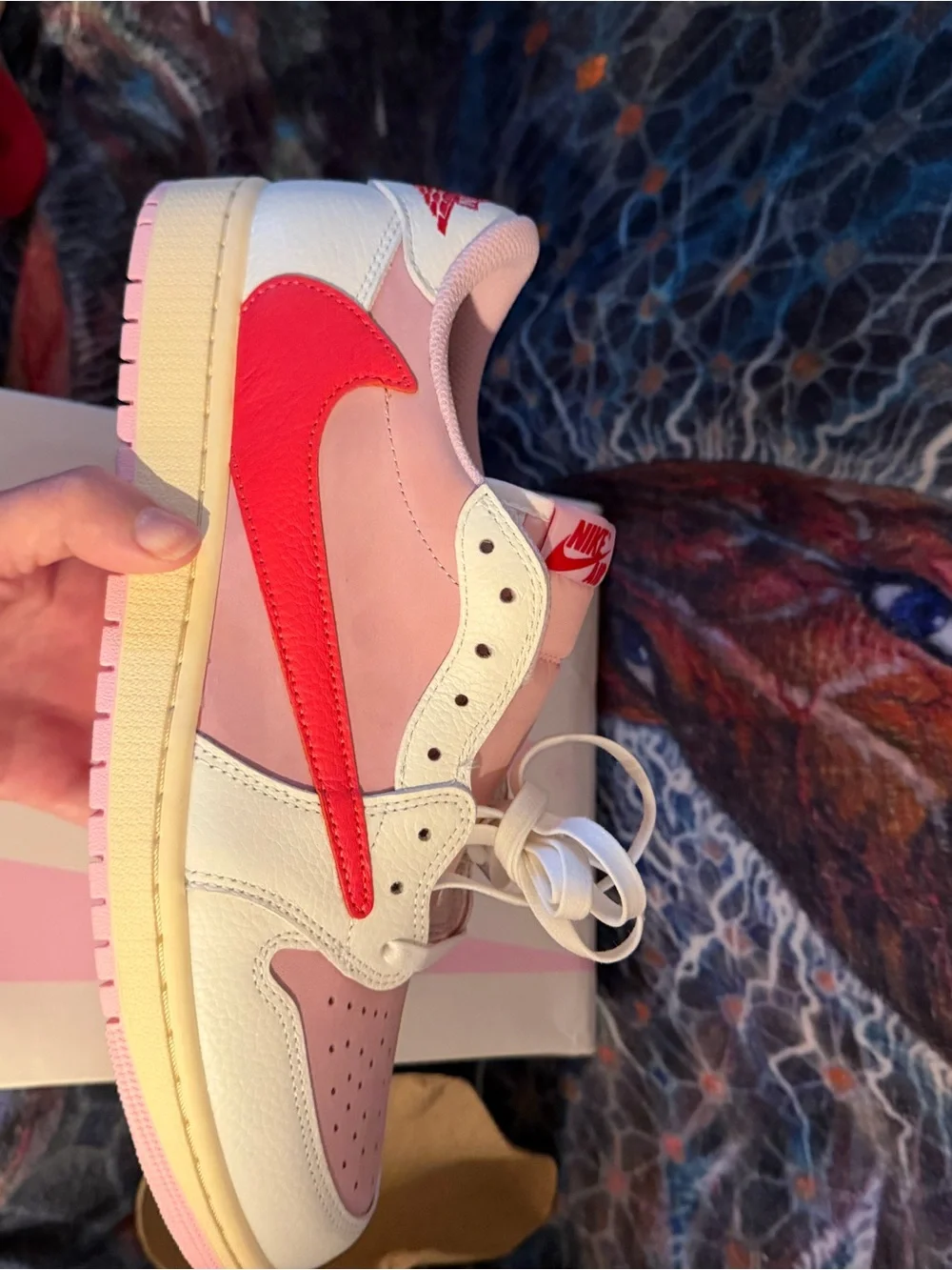Air Jordan 1 low OG SP Travis Scott ‘Tropical Pink’-men’s 11